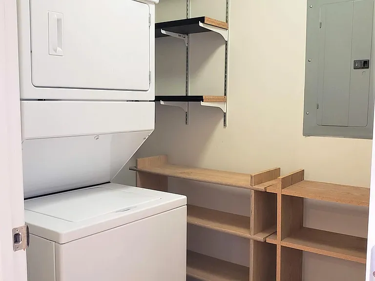 In-Unit Laundry Room with Copious Storage
