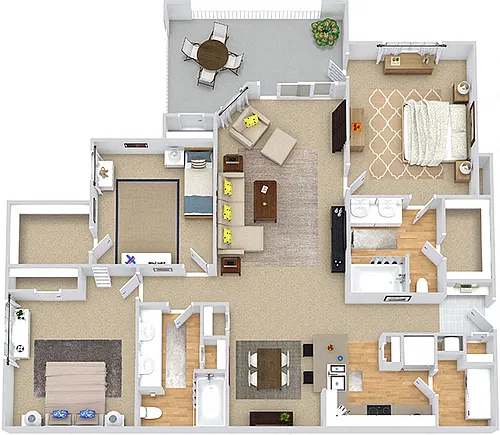 Floor plan Woodland