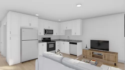 One Bedroom Kitchen - Valencia at the Park