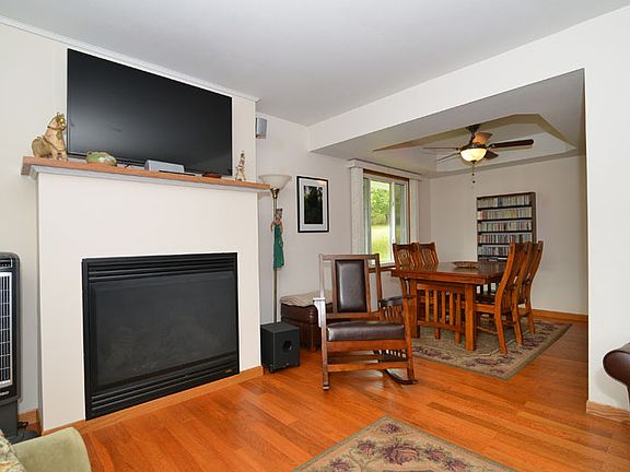 Fireplace to Dining