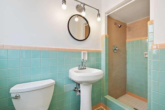 Vintage tile bathroom with all new plumbing , fixtures and faucets