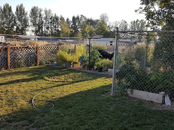 garden area with garden boxes