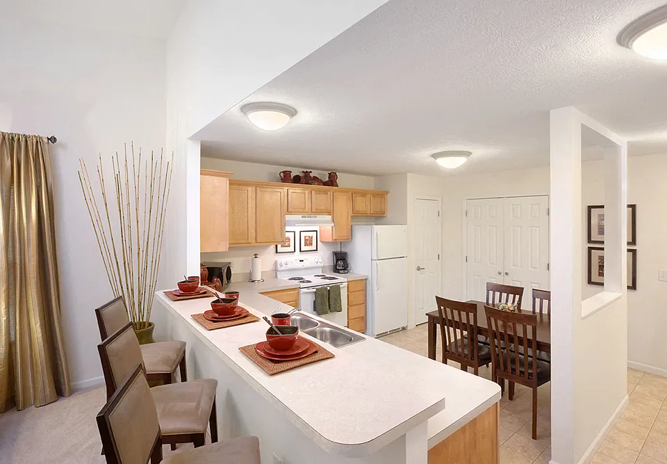Spacious, Eat-In Kitchens