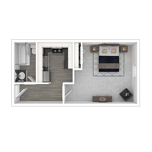 Floor plan Studio Upper Level