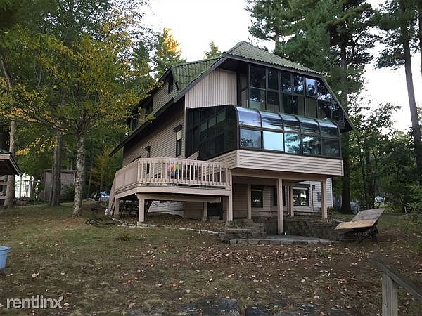 Lake view of house