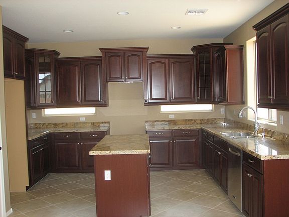 Cherry Cabinets and Granite counter tops