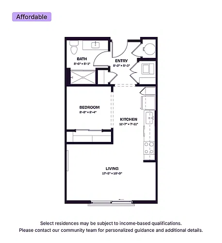 Floor plan S2 Affordable