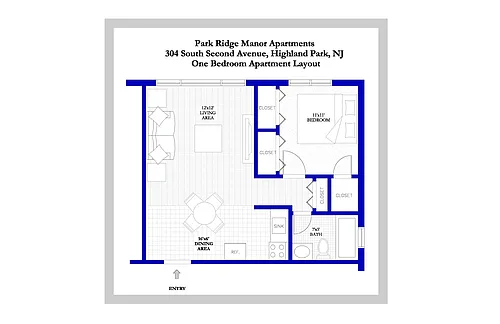 Floor plan 1 Bedroom