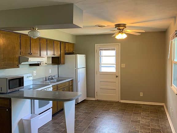 Kitchen view from living room
