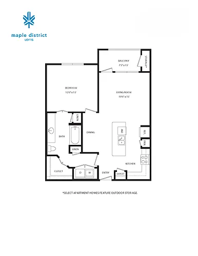 Floor plan A1J