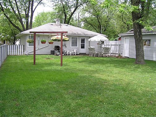 large backyard