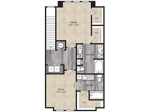 Floor plan TH2