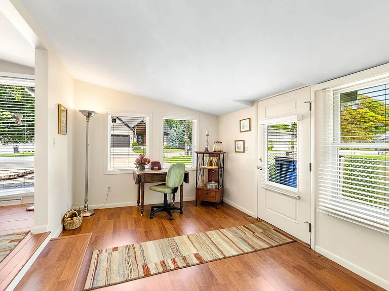 Sunroom towards front of house