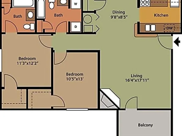 3434 Corwin Rd APT 624, Williamston, MI 48895