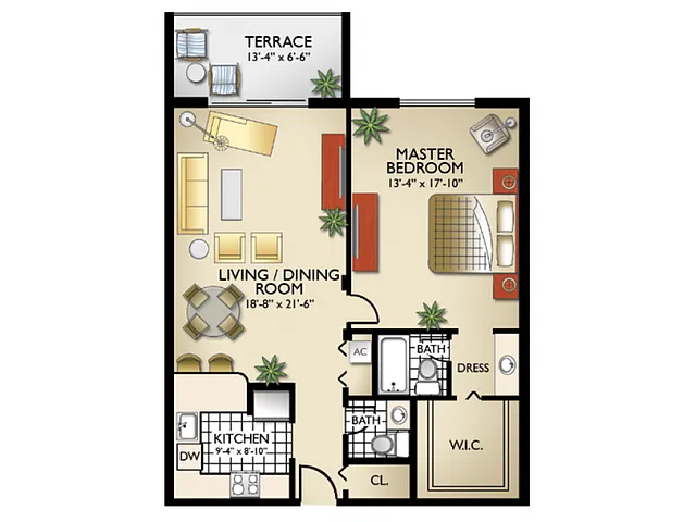 Floor plan Model AS