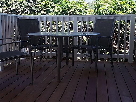 HUGE DECK!