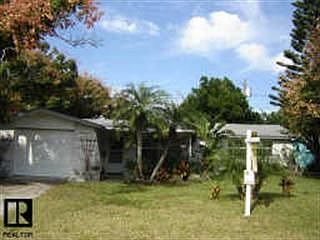 Mature landscaping in front