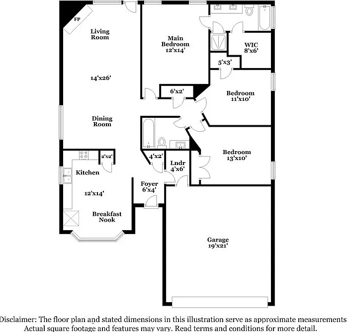 3 bed, 2.0 bath, 1525 sqft, $2,155 — Photo 2