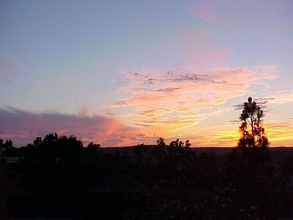 Sunset from the Patio