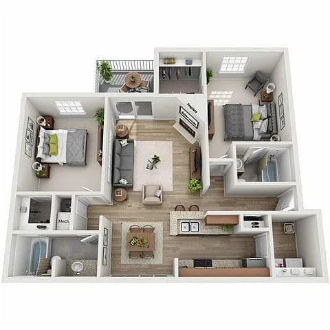 Floor plan 2B20