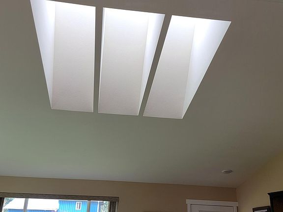 skylight in living area
