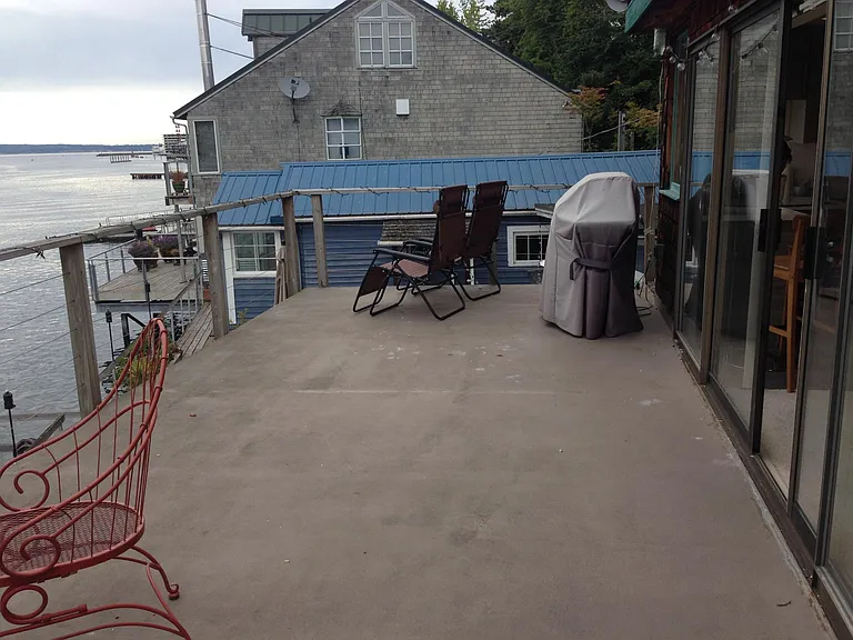 Spacious deck for evening entertaining
