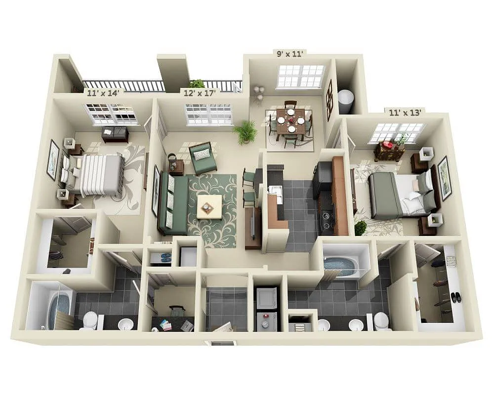 Floor plan Plan G (B2E)
