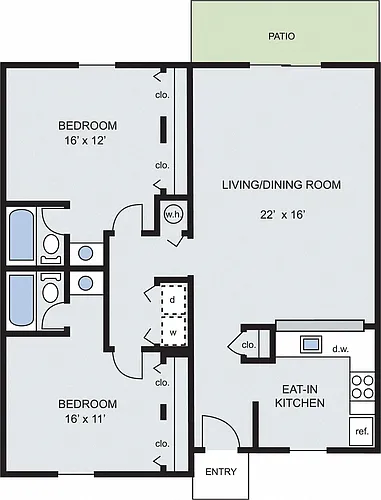 Floor plan The Cherry Garden