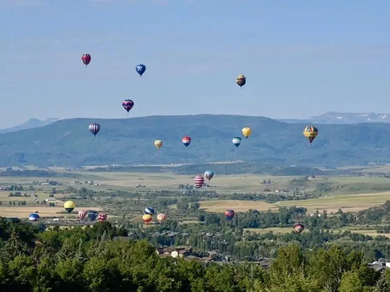 Balloon Rodeo View from Deck