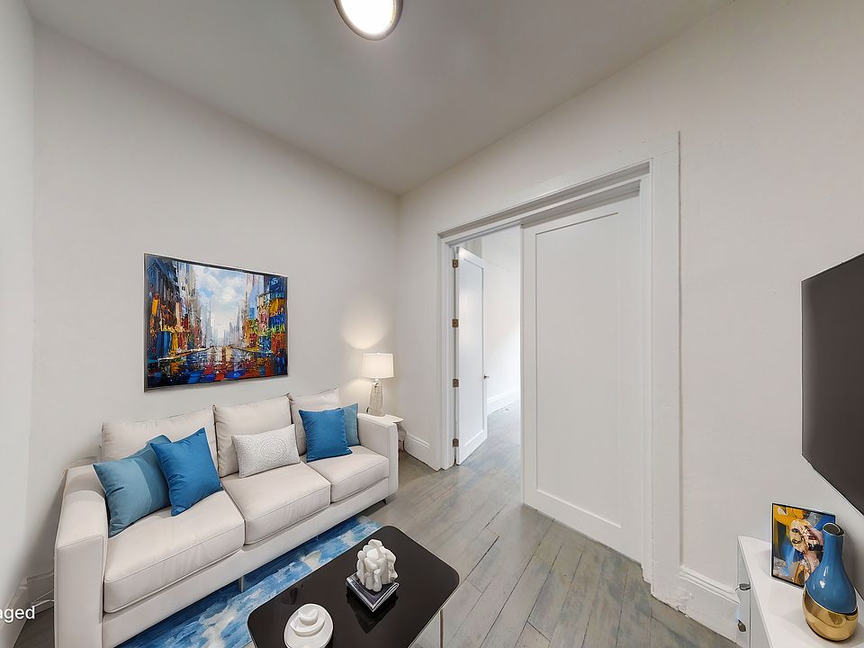 living room staged