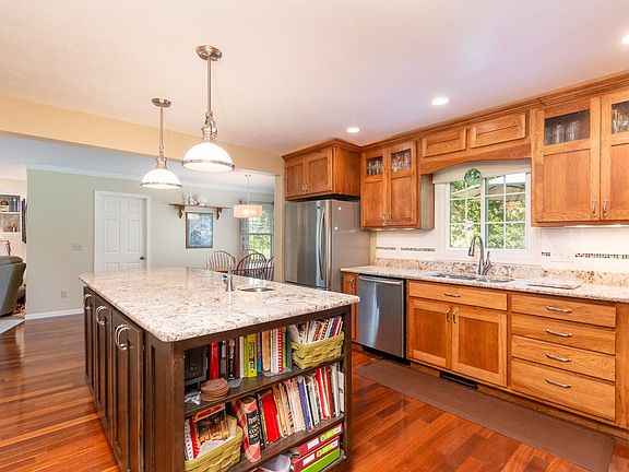 Gorgeous Kitchen and HUGE Island with Prep Sink SOOO Much Storage in this Custom Kitchen