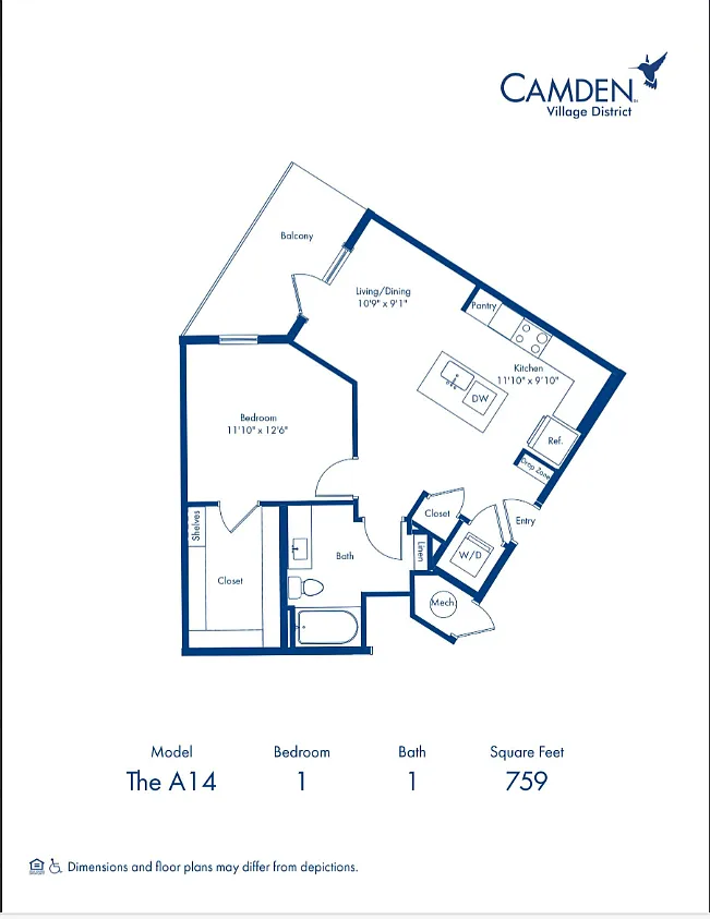 Floor plan A14