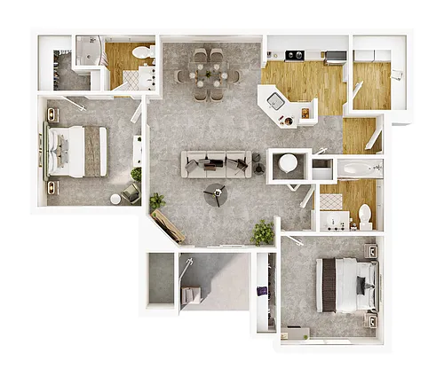 Floor plan B2 Whitcomb