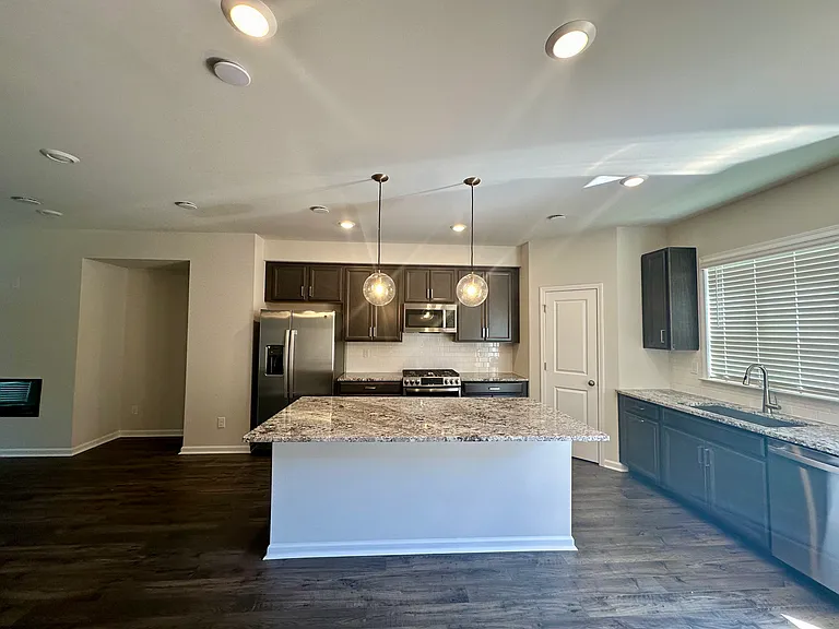 Kitchen and Island view.