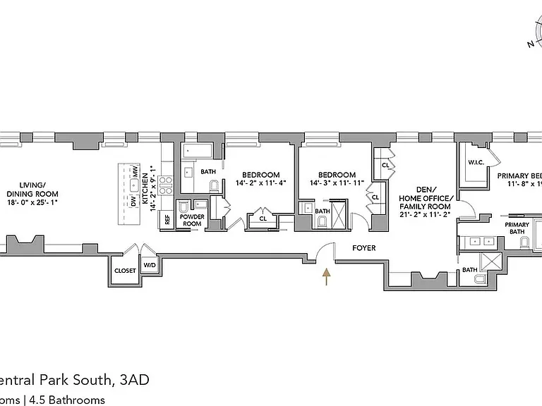 100 Central Park S #3A — Photo 2