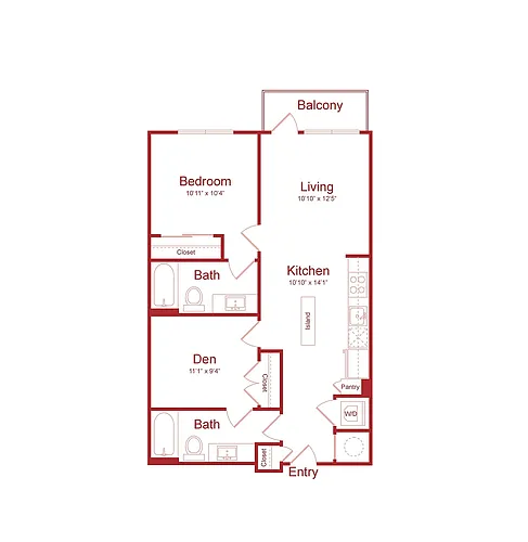 Floor plan A21D