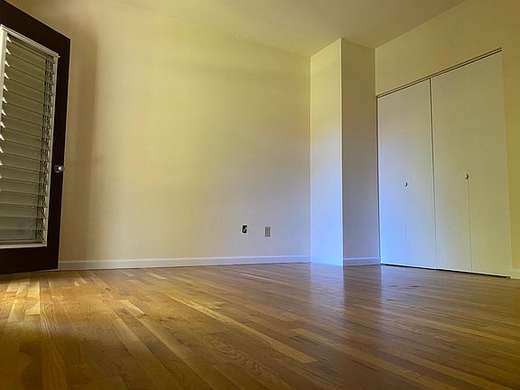 Spacious bedroom with double closets