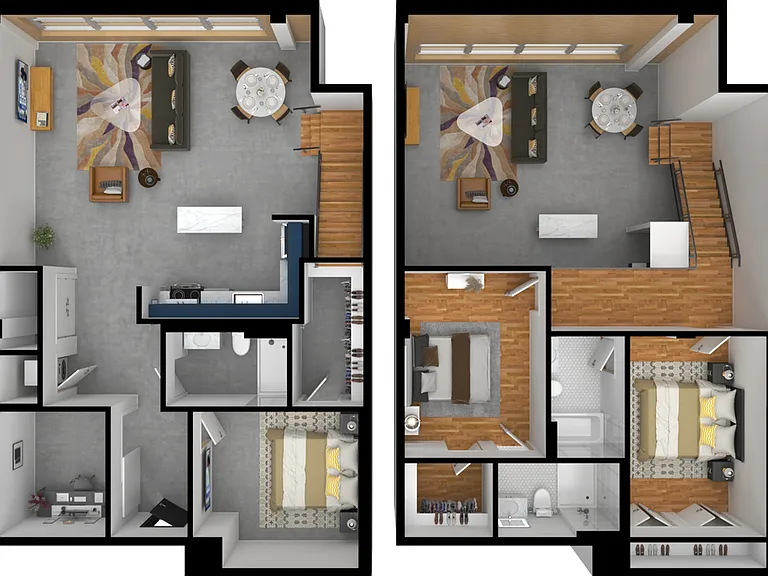 3 Bedroom Loft- Unit 1607