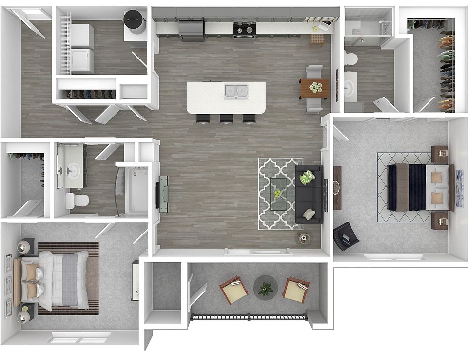 Two Bedrooms | 2 Baths | 1210 sq.ft. Two Bedrooms | 2 Baths | 1210 sq.ft.