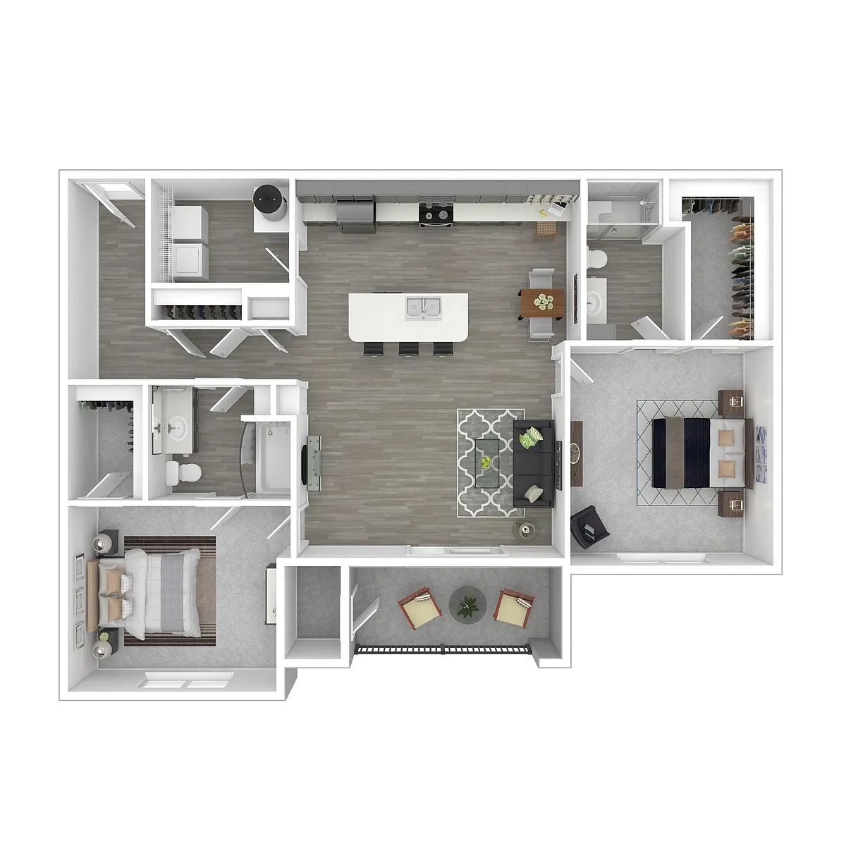 Floor plan B1 Peak