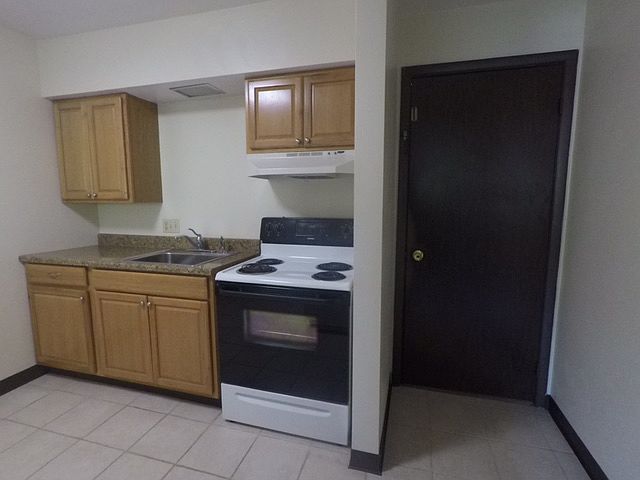 Kitchen facing front door
