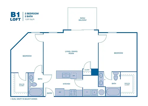 Floor plan B1LOFT