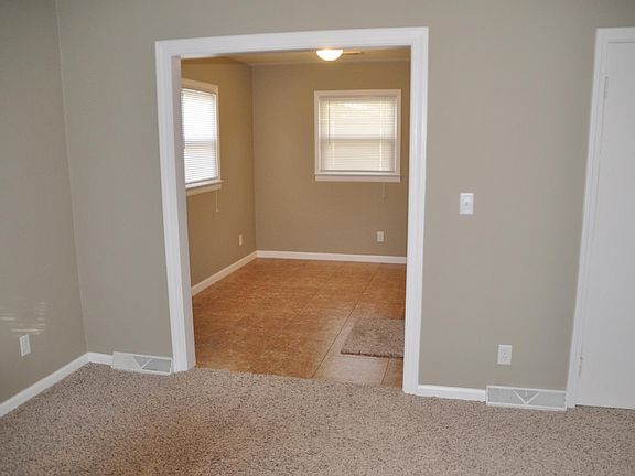Living room, looking into dining room 