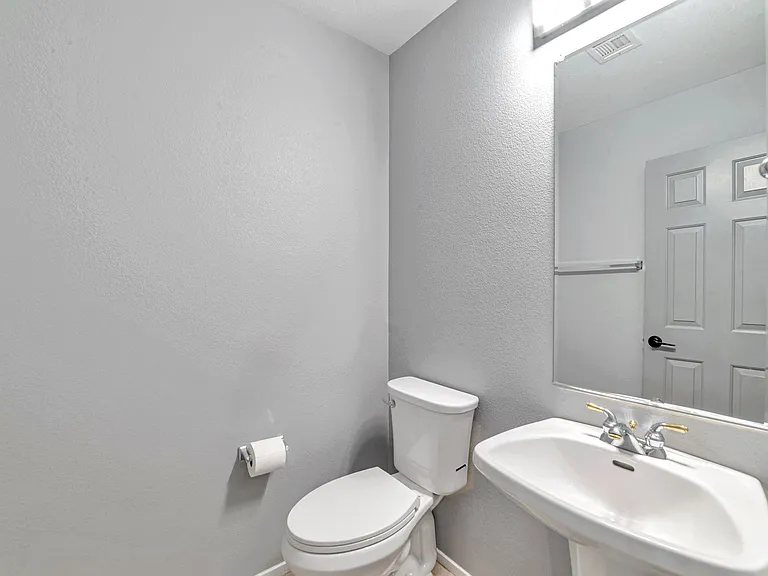 half bath downstairs