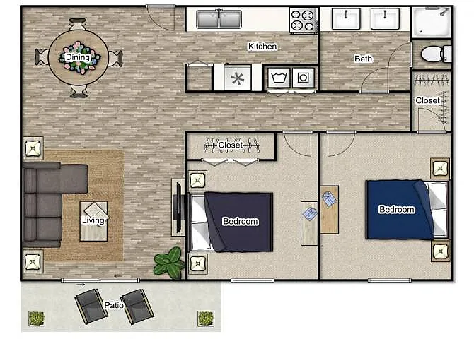 Floor plan The Hanover