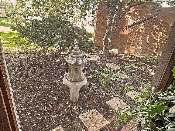 The Zen Garden in front