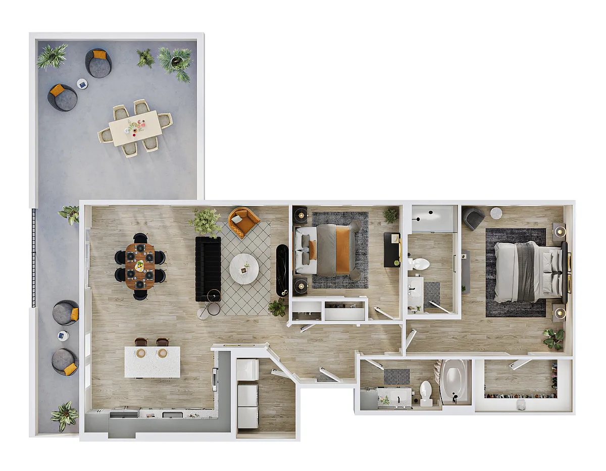 Floor plan B7