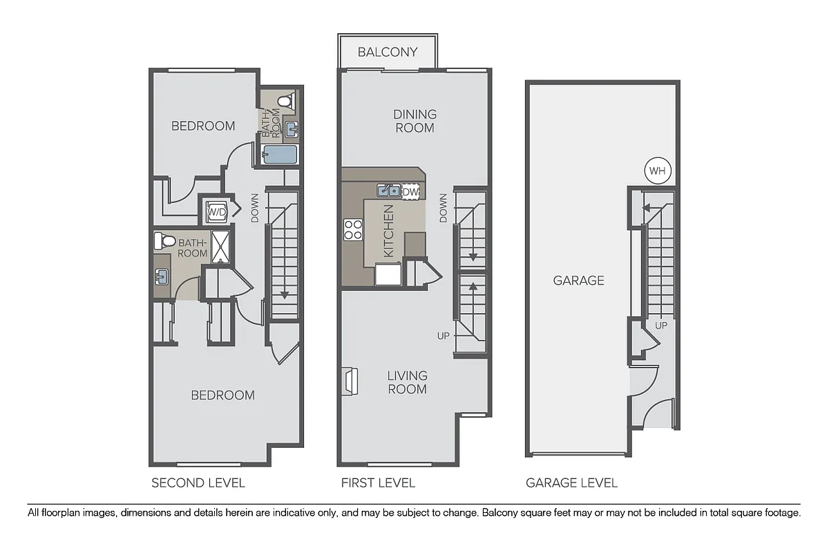 Floor plan Staccato Townhome