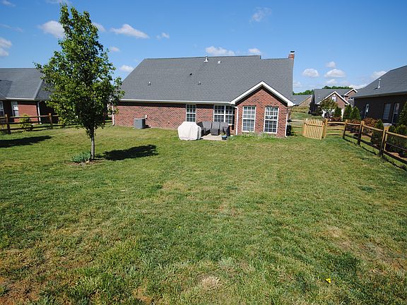 Spacious fenced back yard...