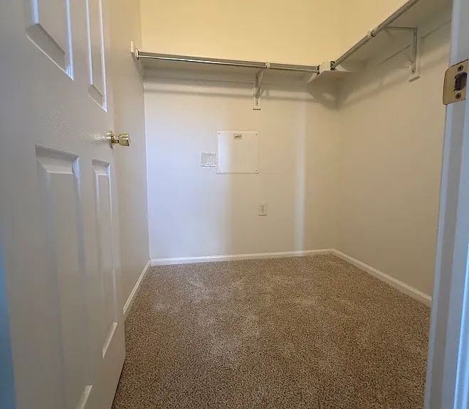 Massive master bedroom walk in closet